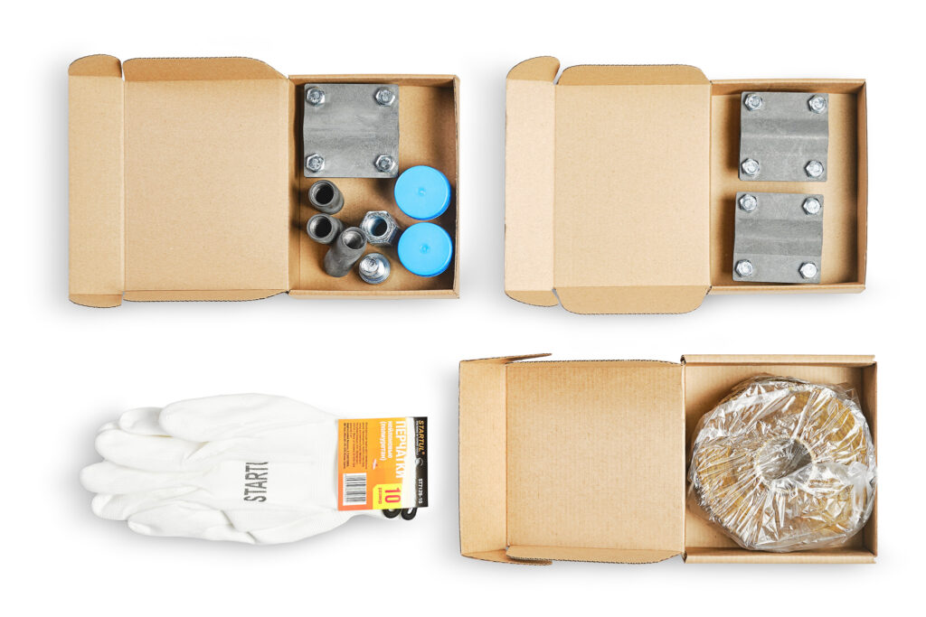 Составляющие контура заземления 3х3 метра с заострением