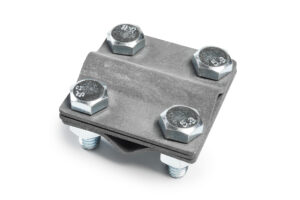 Зажим крестовидный прут-прут три пластины