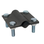 Зажим штырь-полоса-прут две пластины